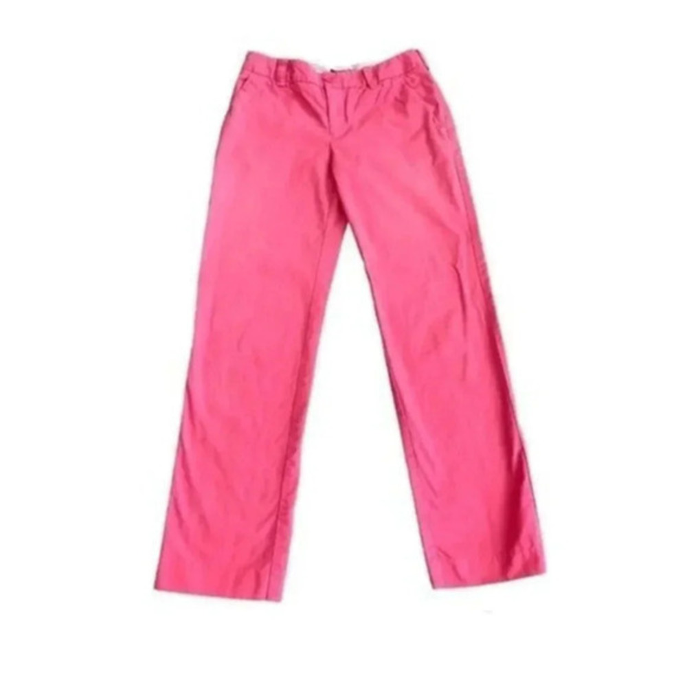 H&M chino coral pink pants slant pockets size 2US preloved